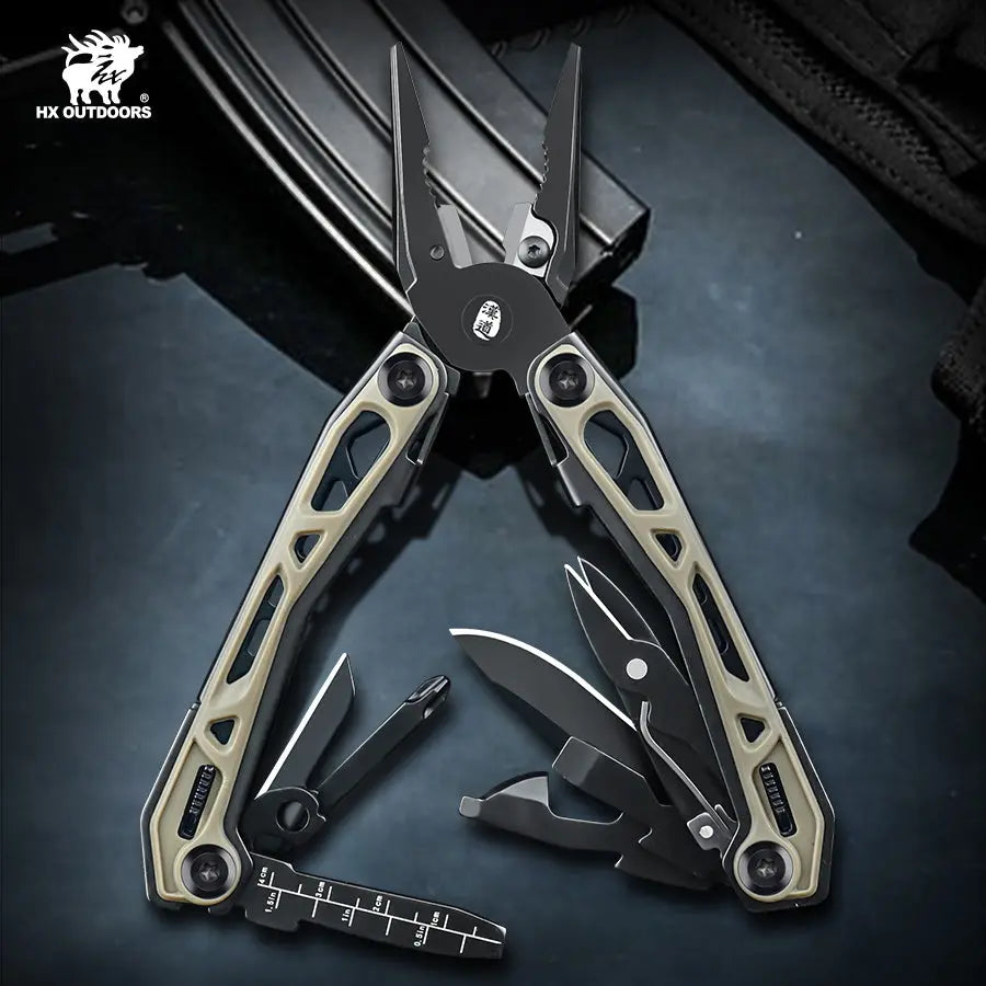 HX Paladinx GQ-27 pince multifonction camping kaki 204 g