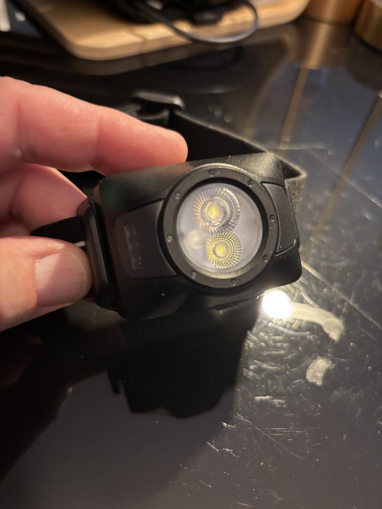 Ledlenser HF4 lampe frontale bleue 450 lm 110 m IP67