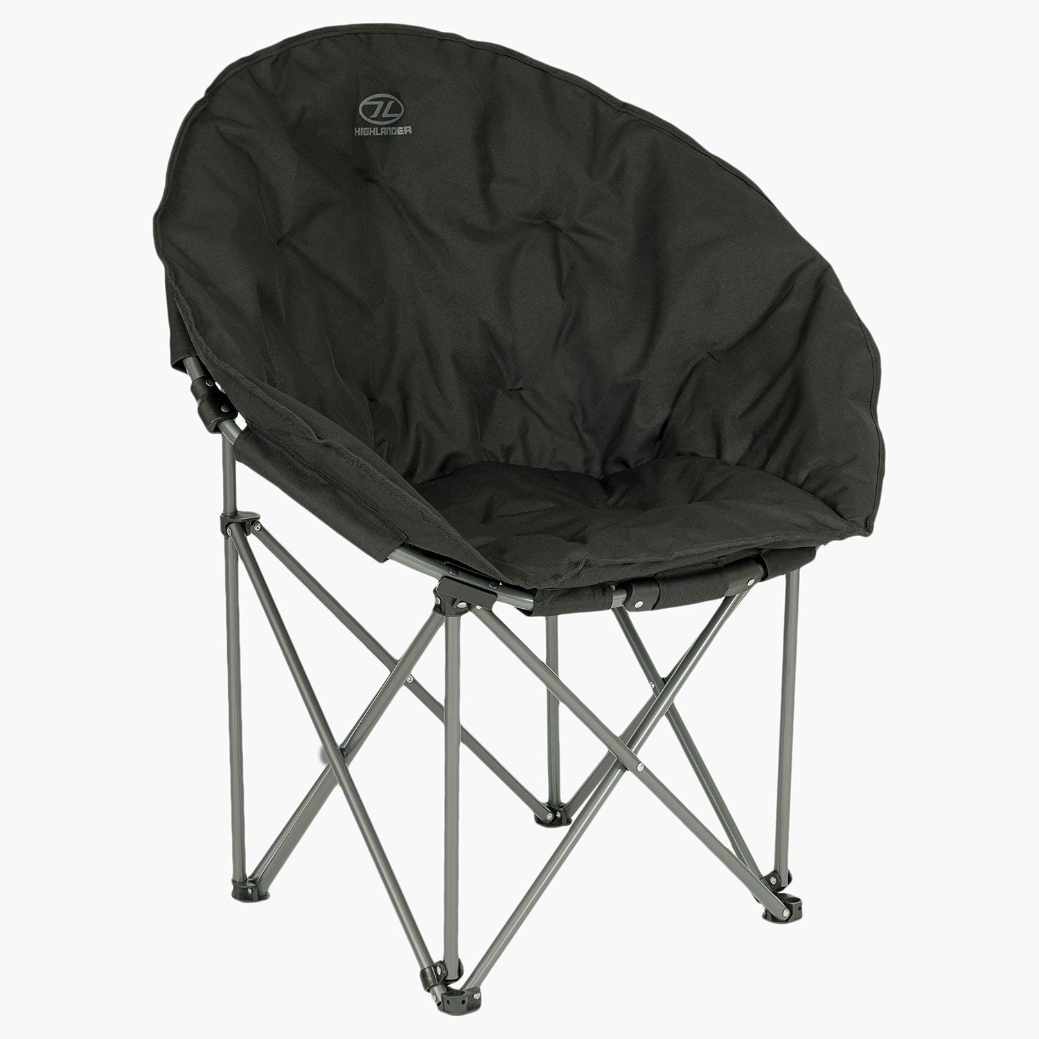 Highlander Furniture Moon Chair chaise camping bleu marine