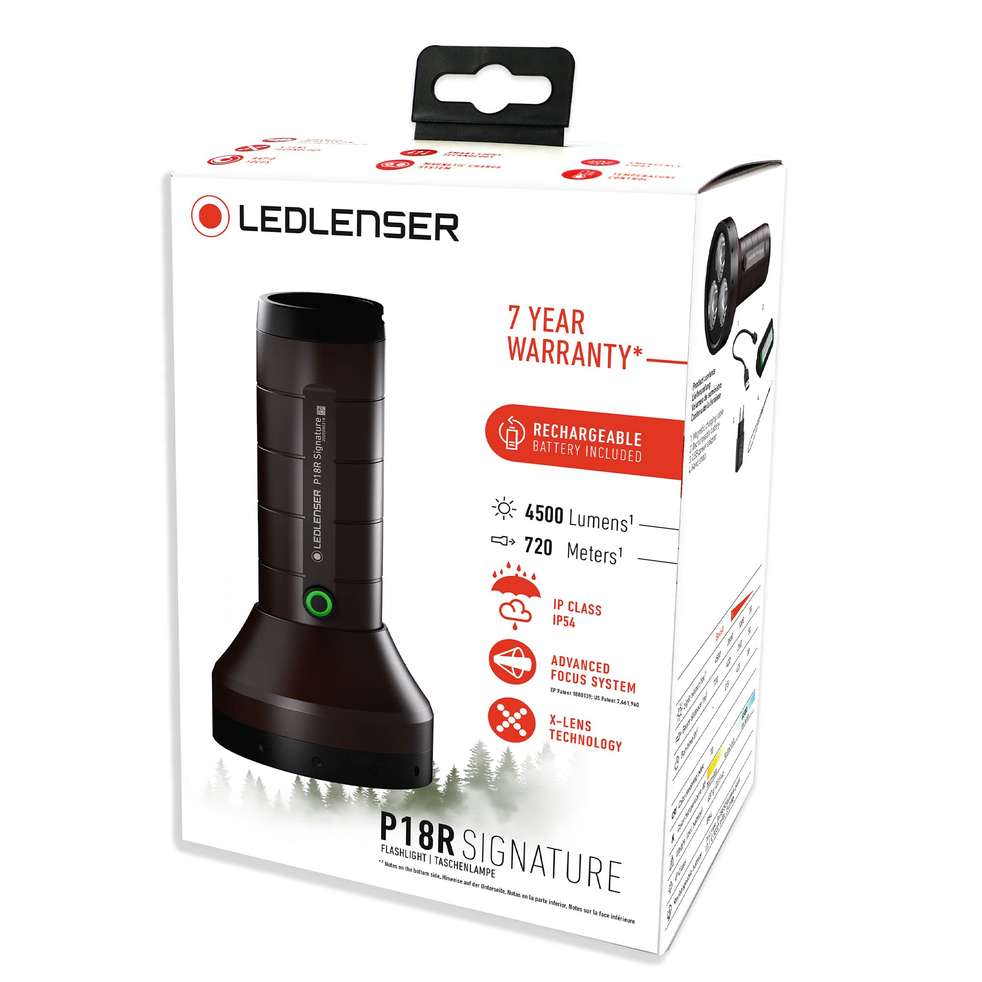 Ledlenser P18R Signature lampe torche 4500 lm 720 m