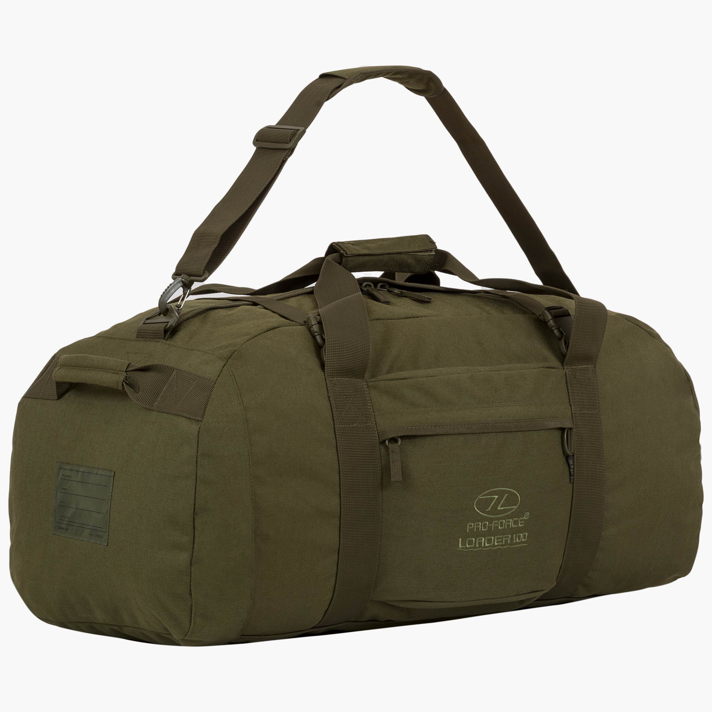 Highlander Loader 100 Holdall sac polochon 100 L Noir