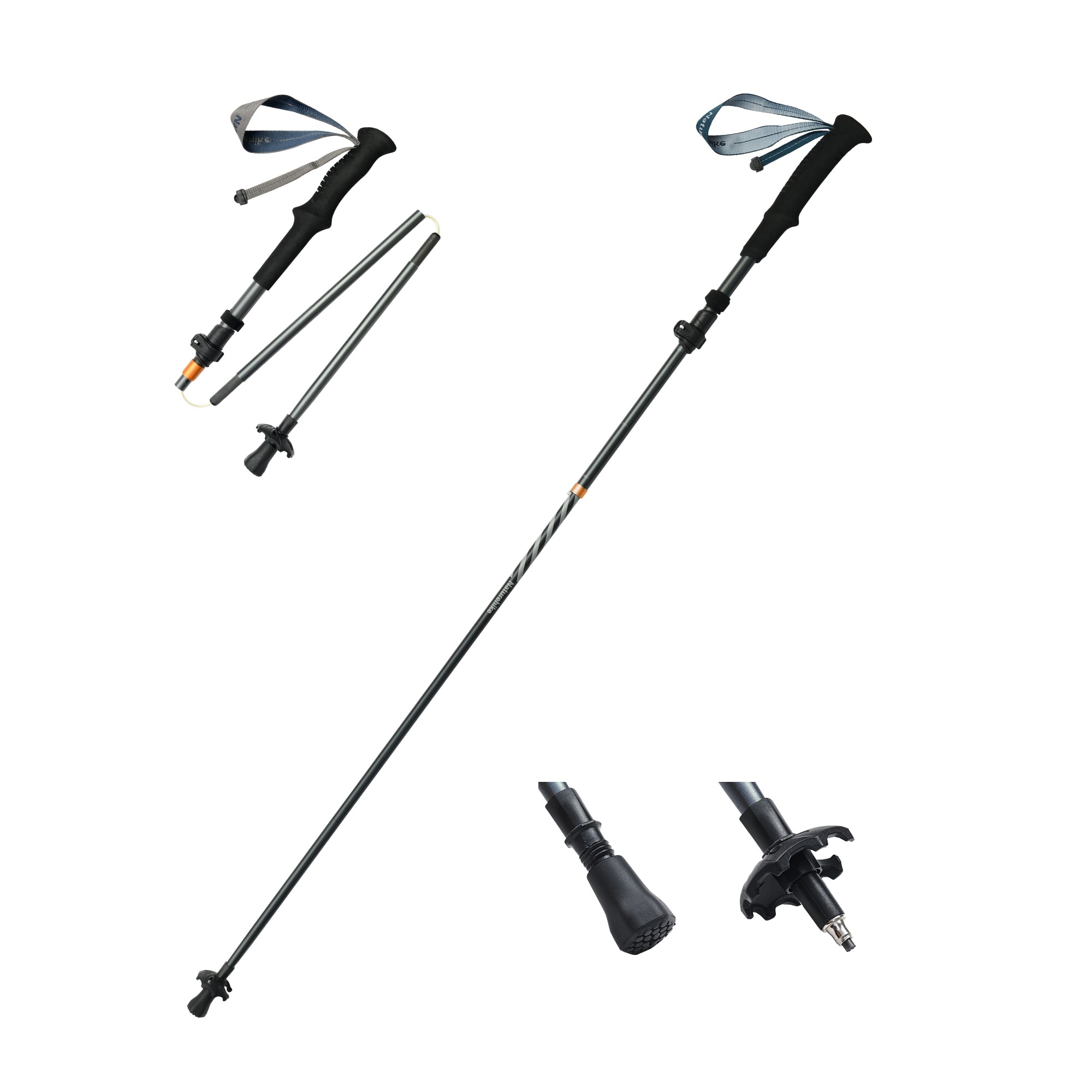 Naturehike Gale Terk UL bâton randonnée carbone 103-120 cm
