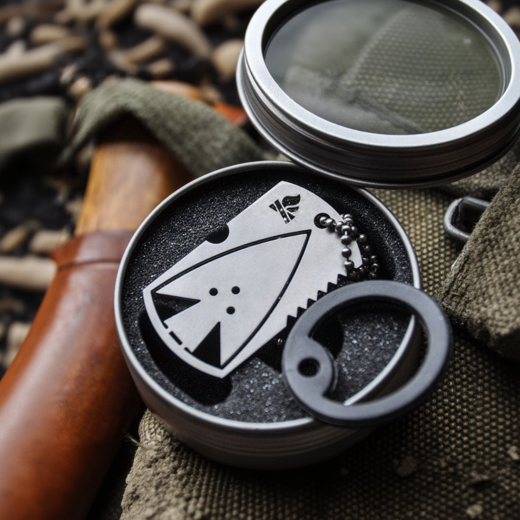 Bushcraft Essentials Silencer anneau silicone dog tag