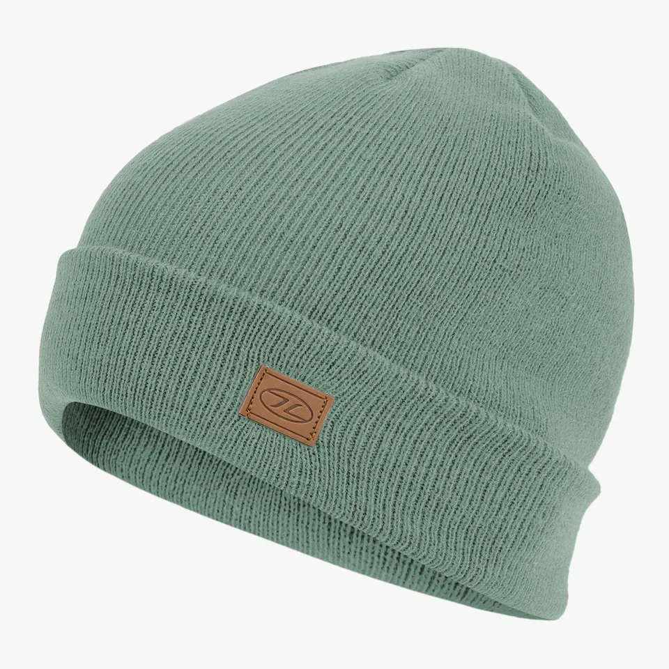 Highlander Thinsulate bonnet ski chaud noir tricoté
