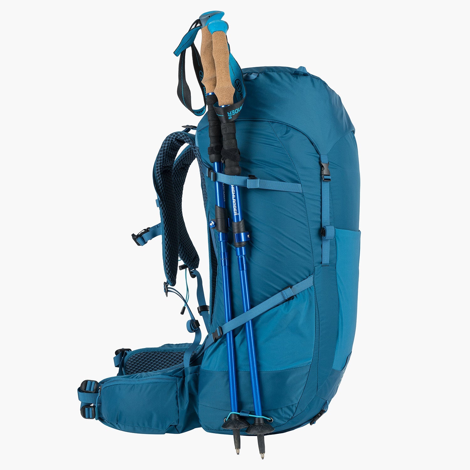 Highlander Ben Nevis 52L sac à dos randonnée gris ventilé
