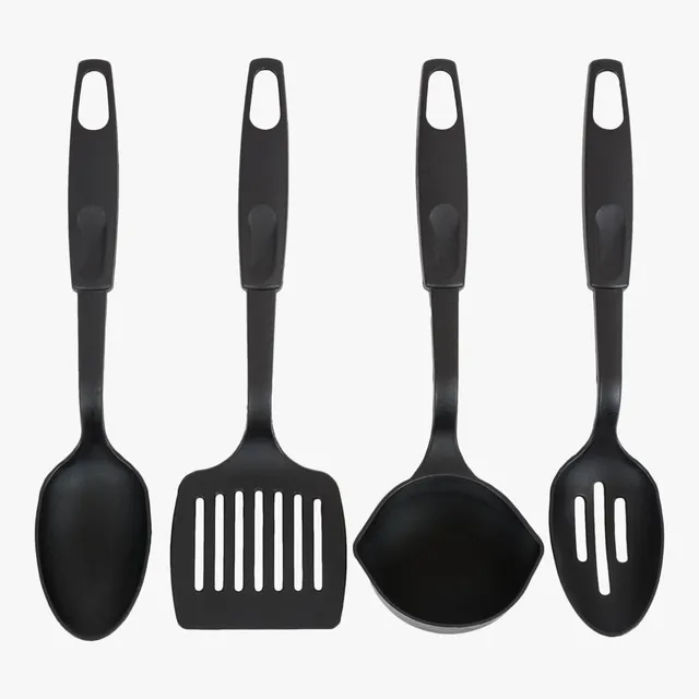 Highlander Camping Accessories set 4 couverts camping noir léger