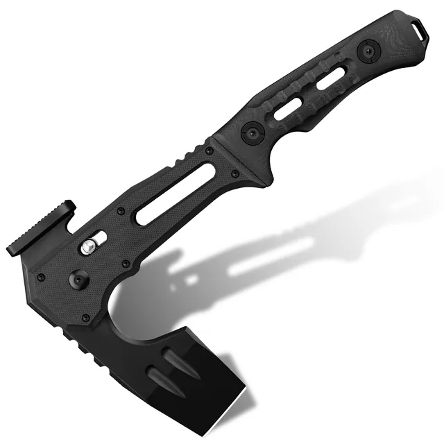 HX Camping Hatchet FALCILUX FT-19 hache pliante manche noir DC53