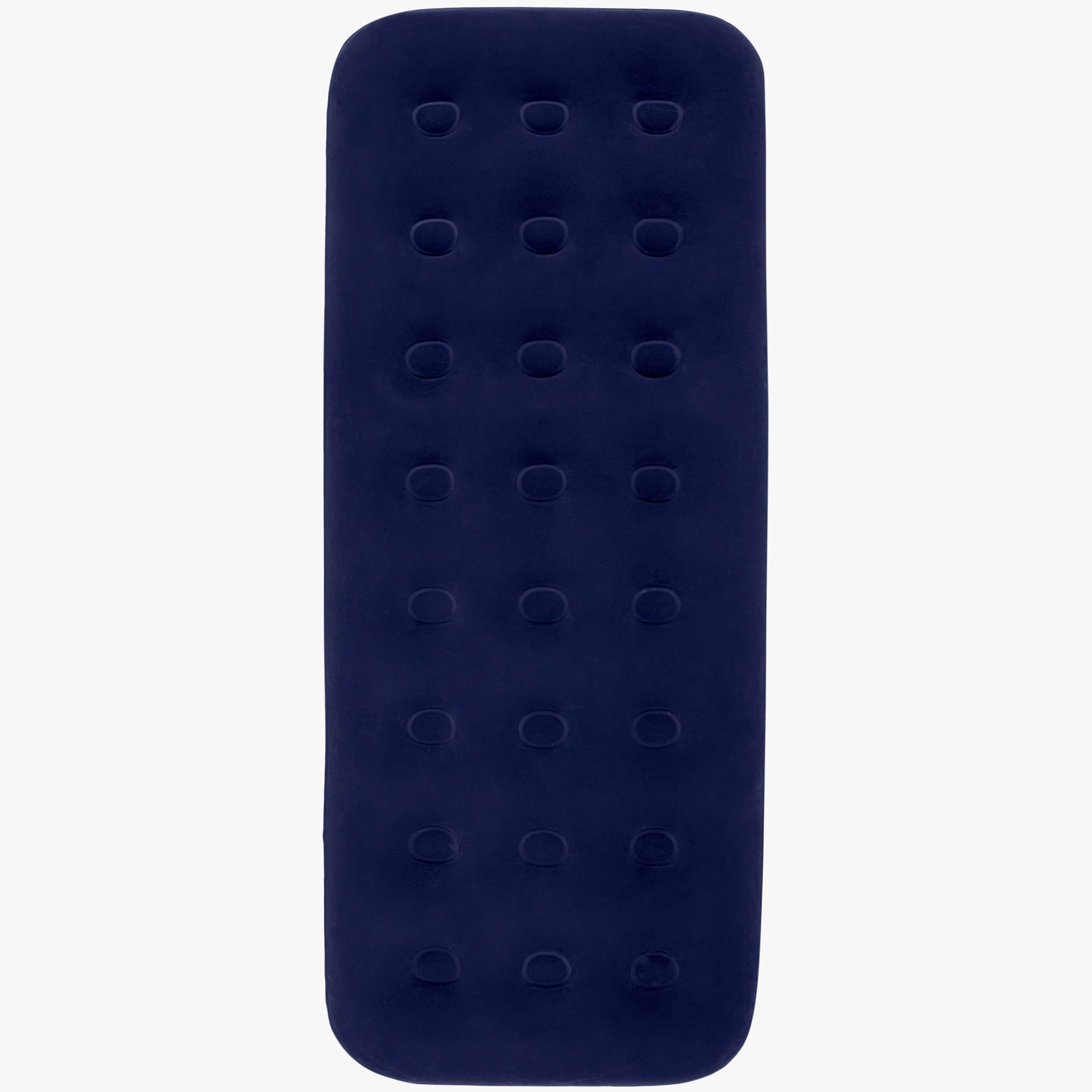 Highlander Deluxe Airbed matelas gonflable 1 place 185 cm bleu