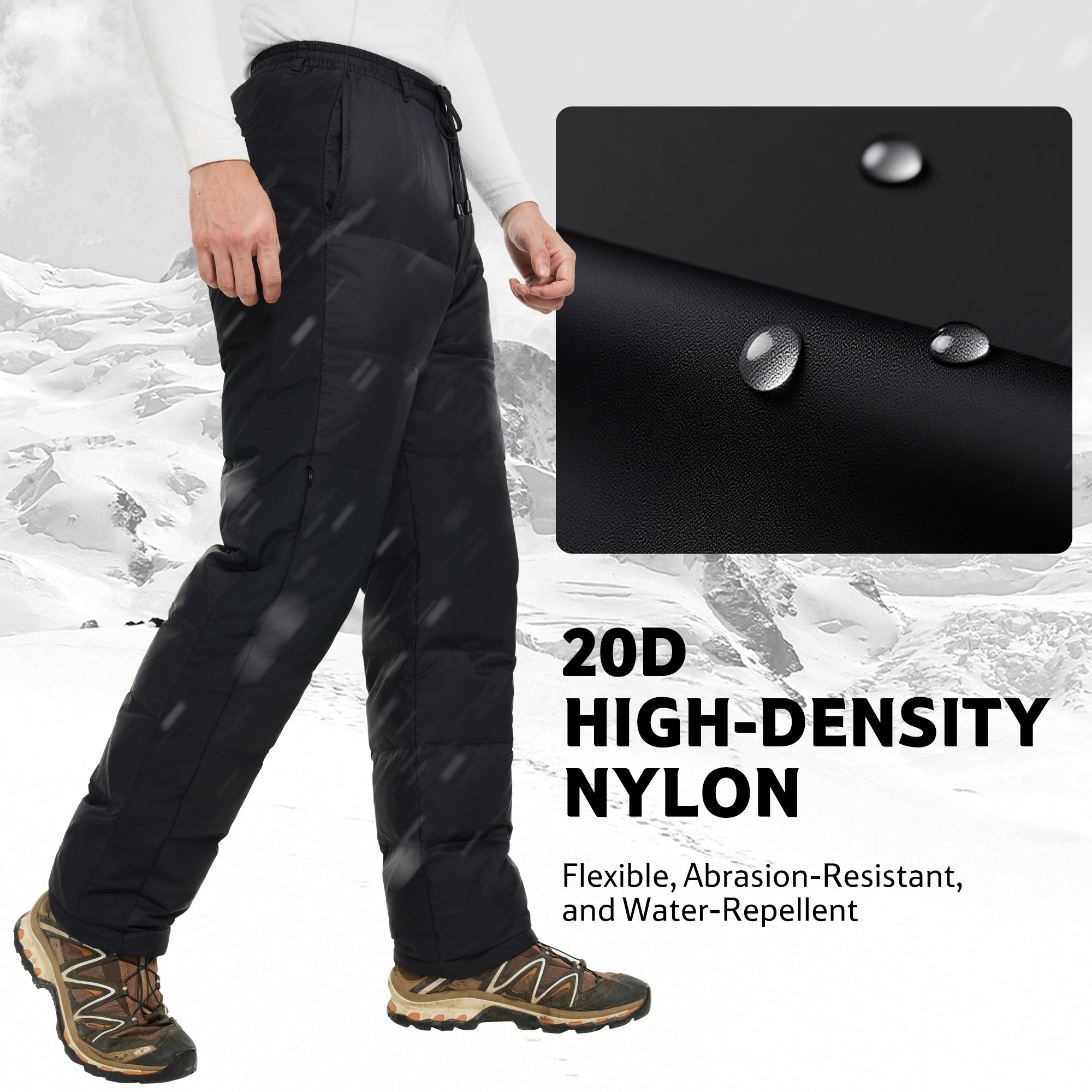 Naturehike DW-280 pantalon thermique duvet taille L