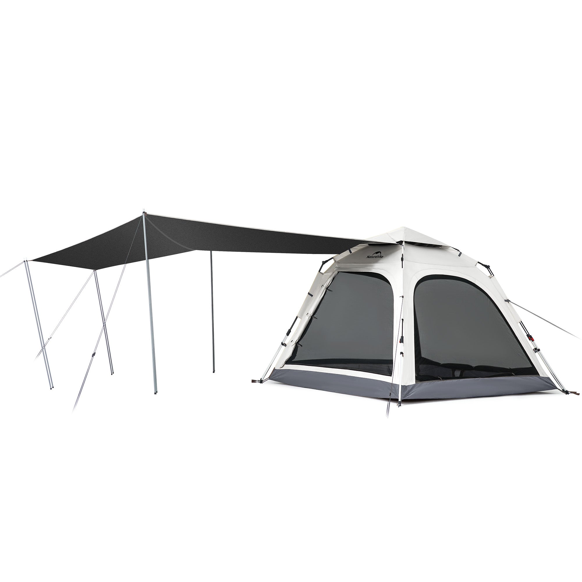 Naturehike Ango tente camping instantanée 3-4 pers auvent 9 m²