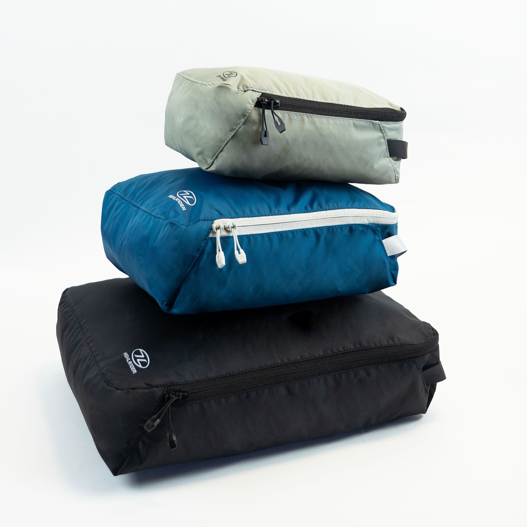 Highlander Compakta lot 3 cubes rangement nylon léger