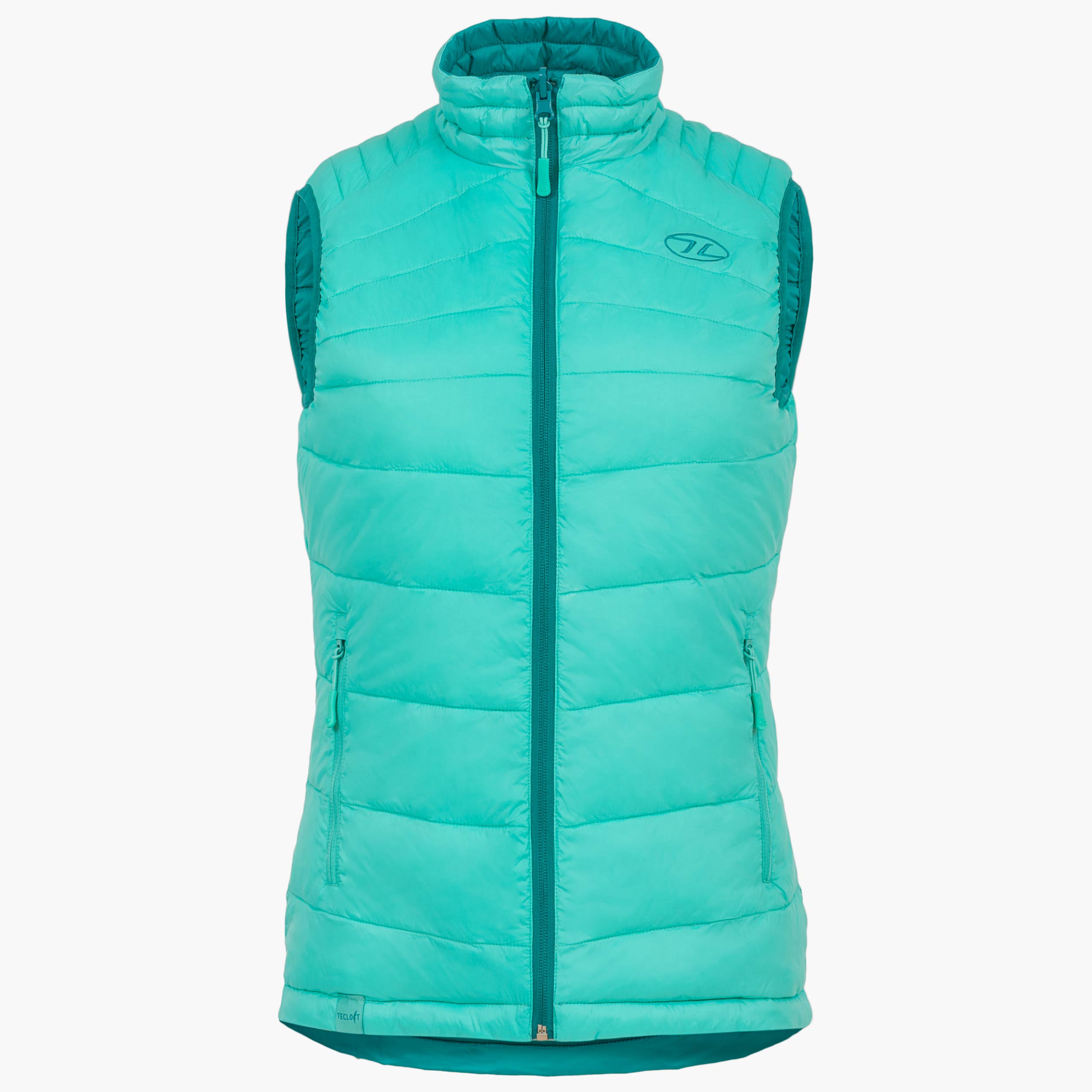 Highlander Reversible Gilet réversible femme noir turquoise isolé
