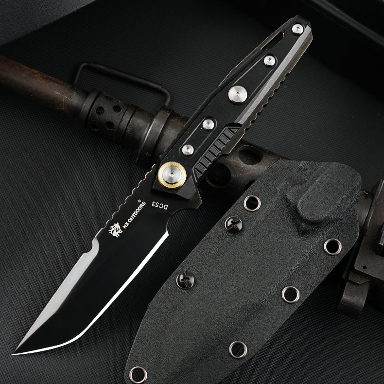 HX Outdoors MechTitan D-220DLC couteau fixe DC53 DLC