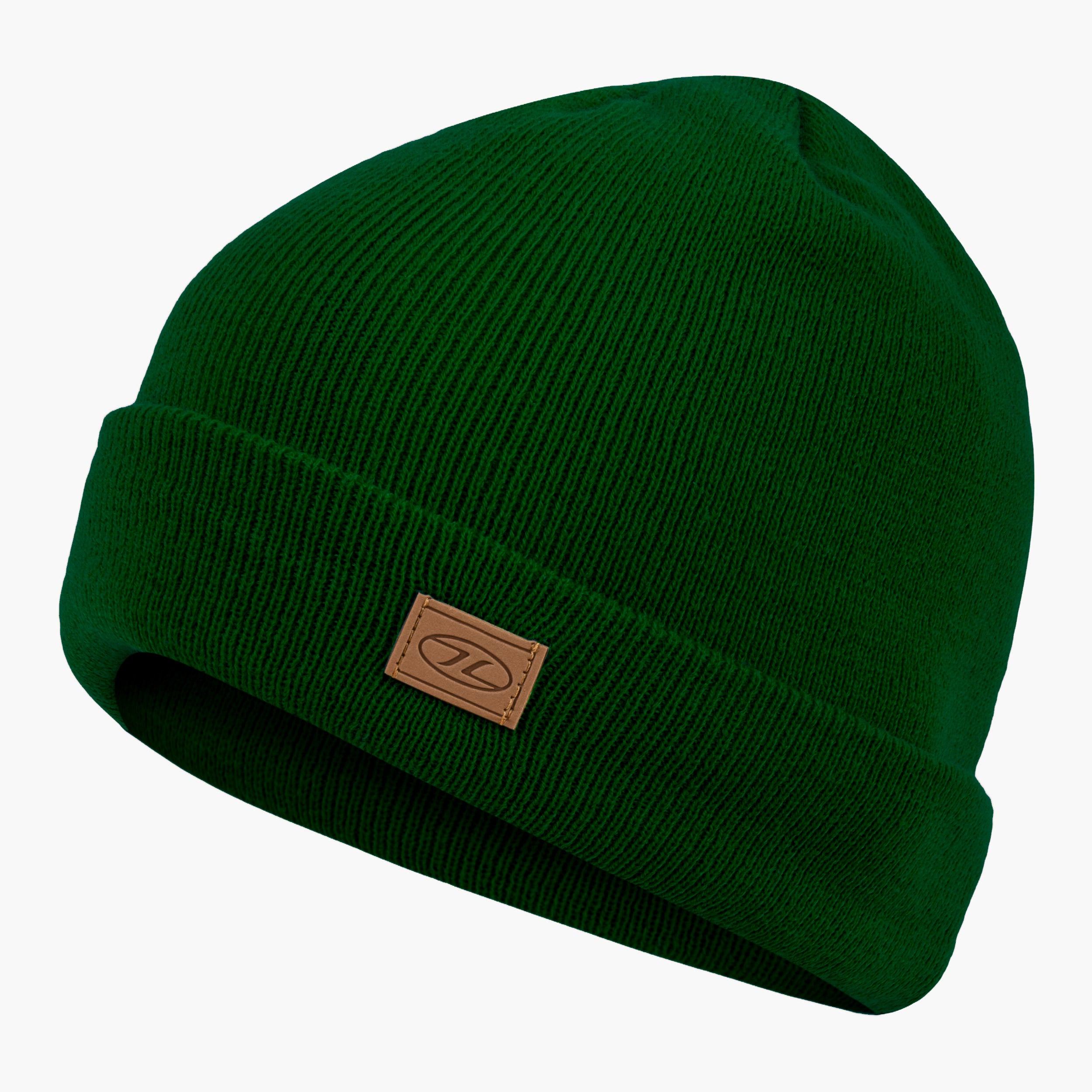 Highlander Thinsulate bonnet ski chaud noir tricoté