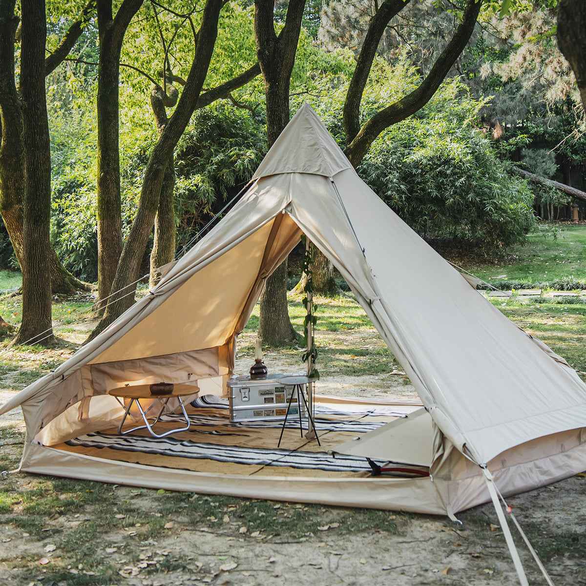 Naturehike Brighten 6.4 tente glamping 2 personnes sable doré coton
