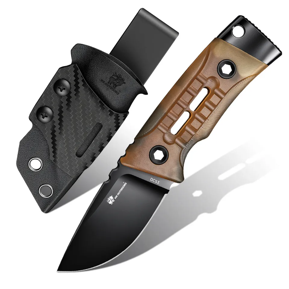 HX Rock Apex Mini TD-26P couteau fixe DC53 14,3 cm PEI