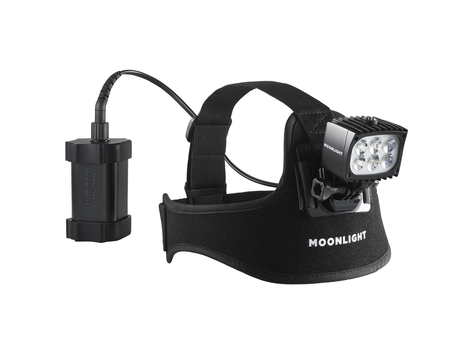 Moonlight Bright As Day 3000 lampe frontale 3000 lumens