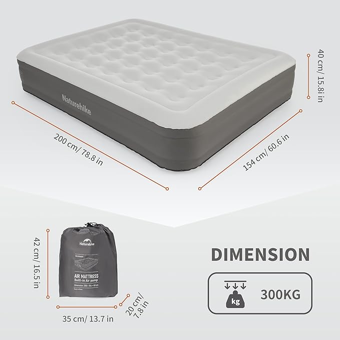 Naturehike Morning View matelas gonflable 1 personne pompe intégrée