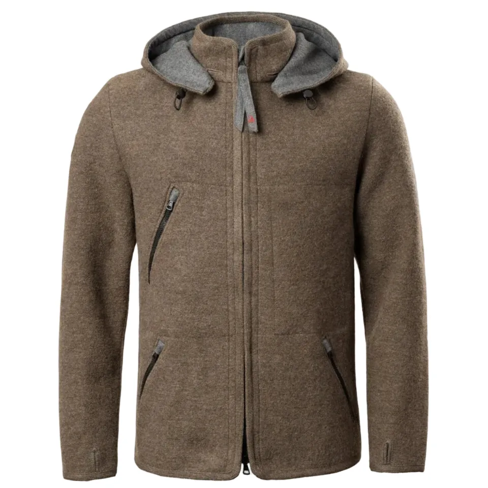 Bushcraft Essentials Wool Essentials Active Wear Veste laine marron M