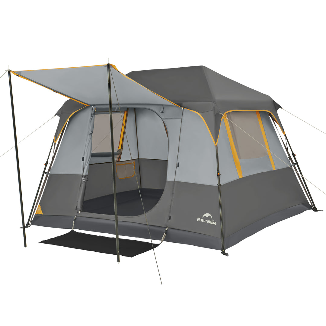 Naturehike Cape 5.2 tente camping 4 personnes montage 60s