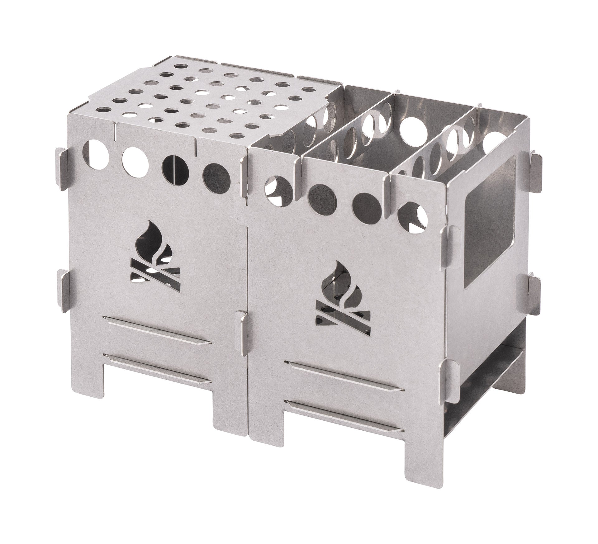 Bushcraft Essentials Bushbox Koppelmodul coupleur inox