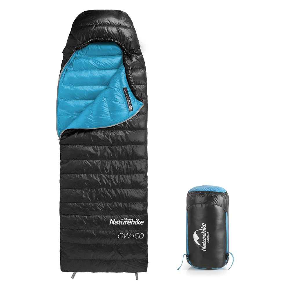 Naturehike CW400 sac couchage duvet 5°C M noir