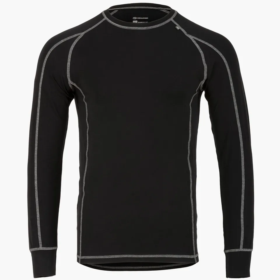 HIGHLANDER Bamboo Sous-vetement thermique noir homme