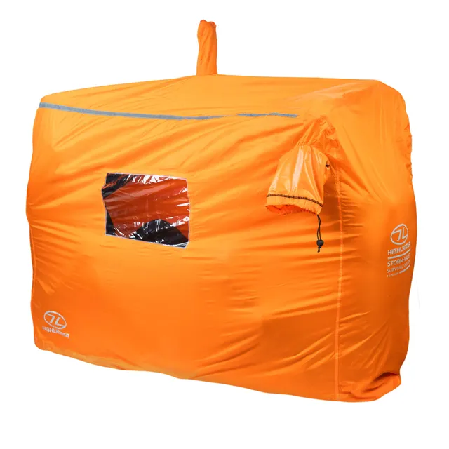Highlander Storm Vault abri survie 2-3 personnes orange