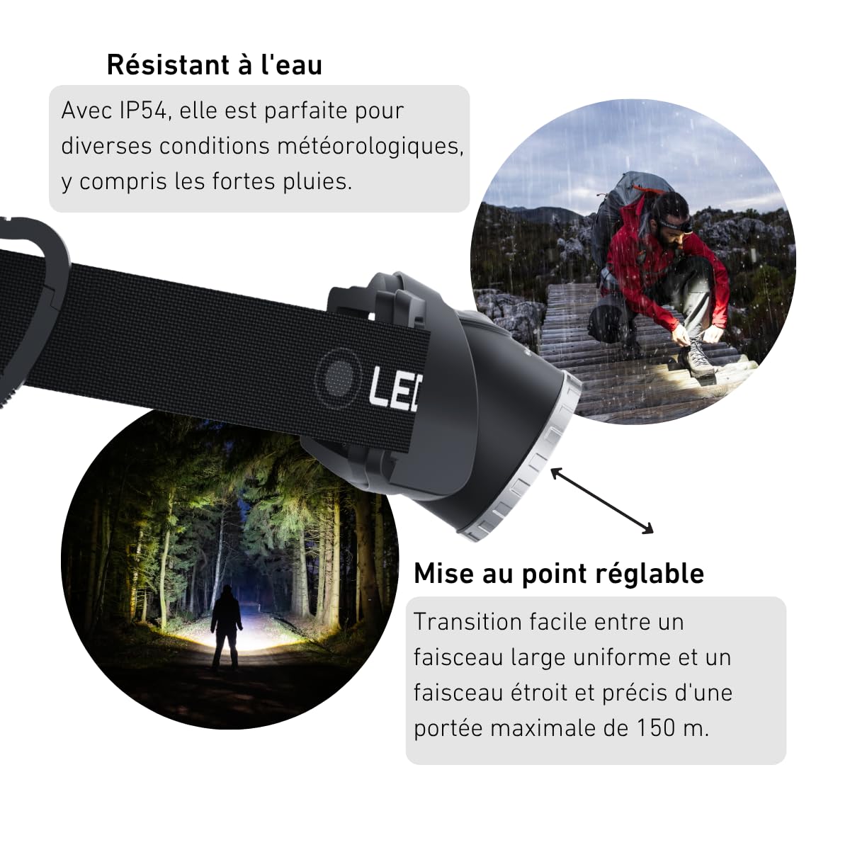 Ledlenser MH10 lampe frontale 600 lm 150 m