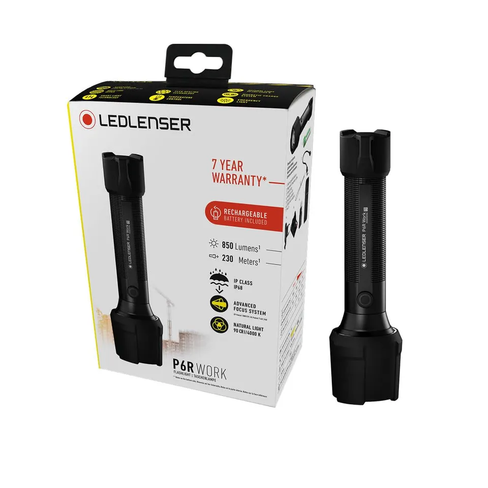 Ledlenser P6R Work lampe torche 850 lm rechargeable IP68