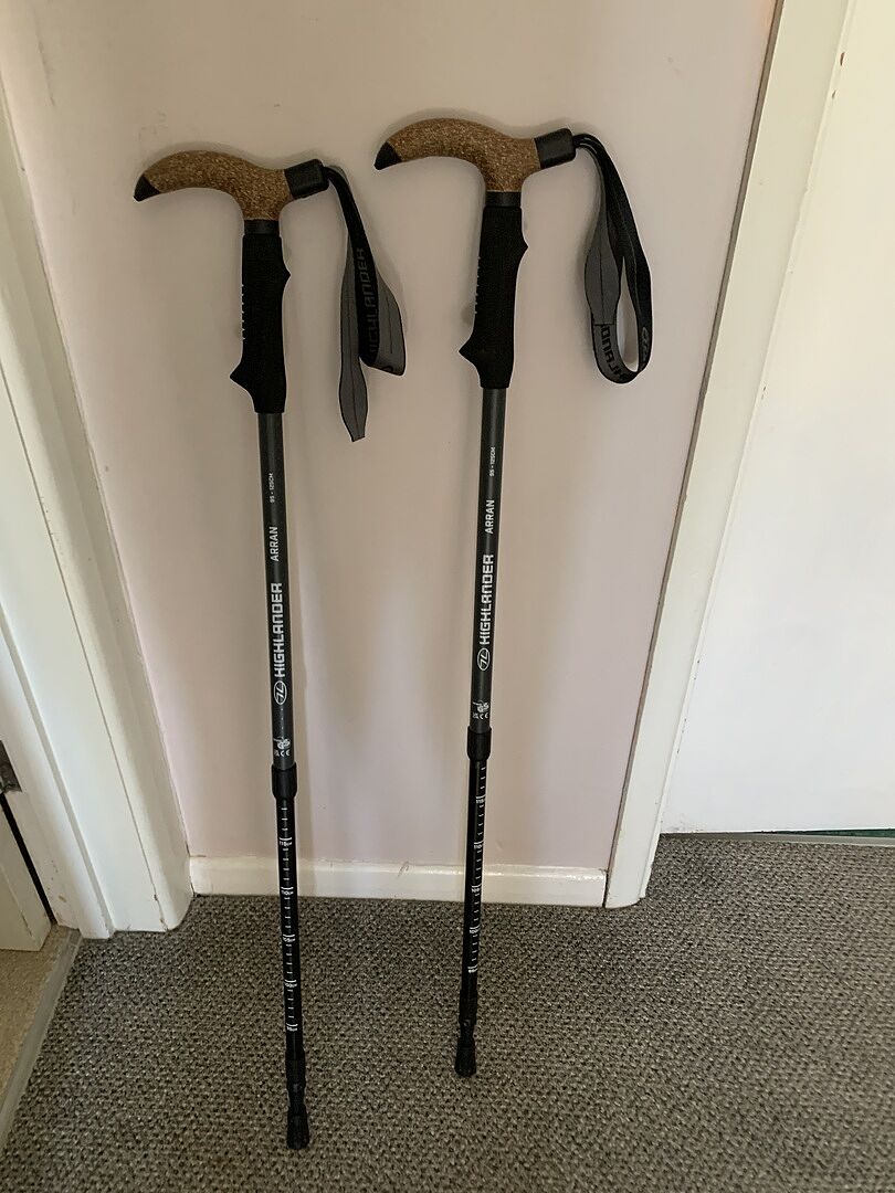 HIGHLANDER Arran bâton de marche aluminium réglable