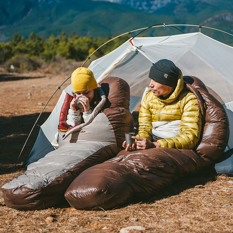 Naturehike Snowbird SP1000 sac momie duvet beige L -10°C