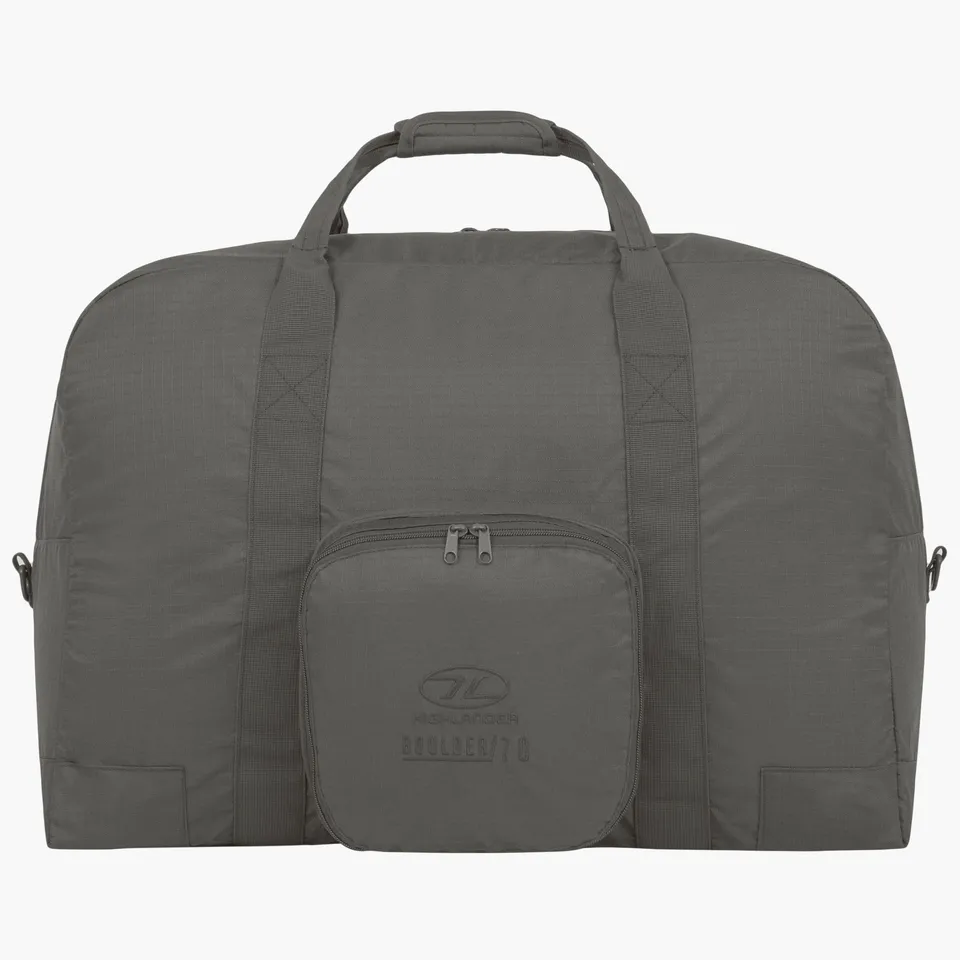 Highlander Boulder sac duffle 70 L noir pliable ripstop