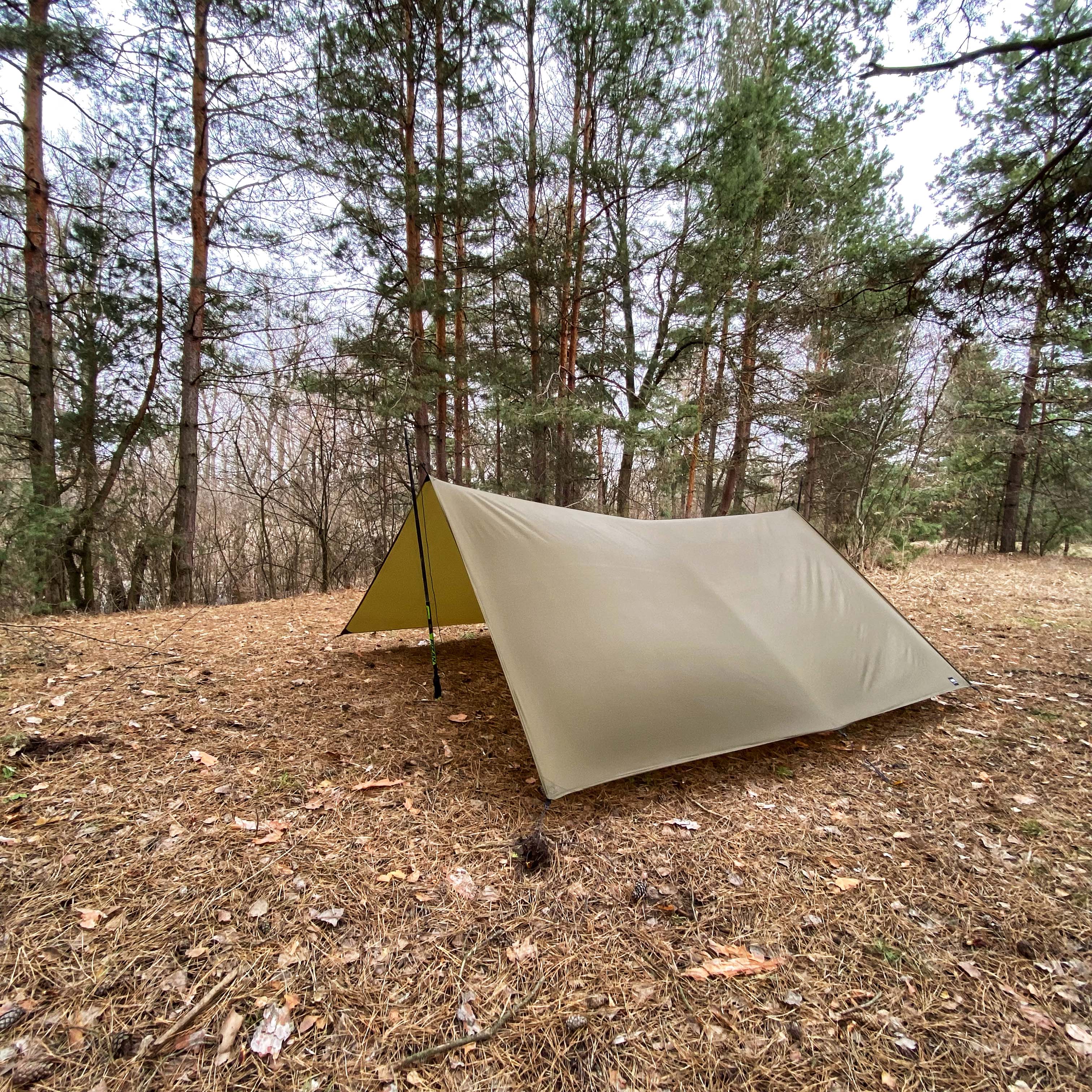 Hyberg Zolo Max tarp 2 personnes olive 340g