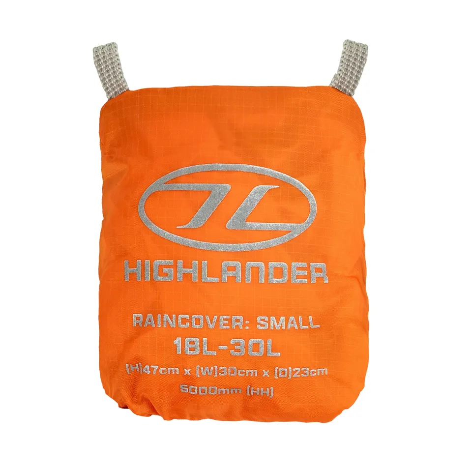 Highlander Ducks Back housse pluie sac 18-30L orange