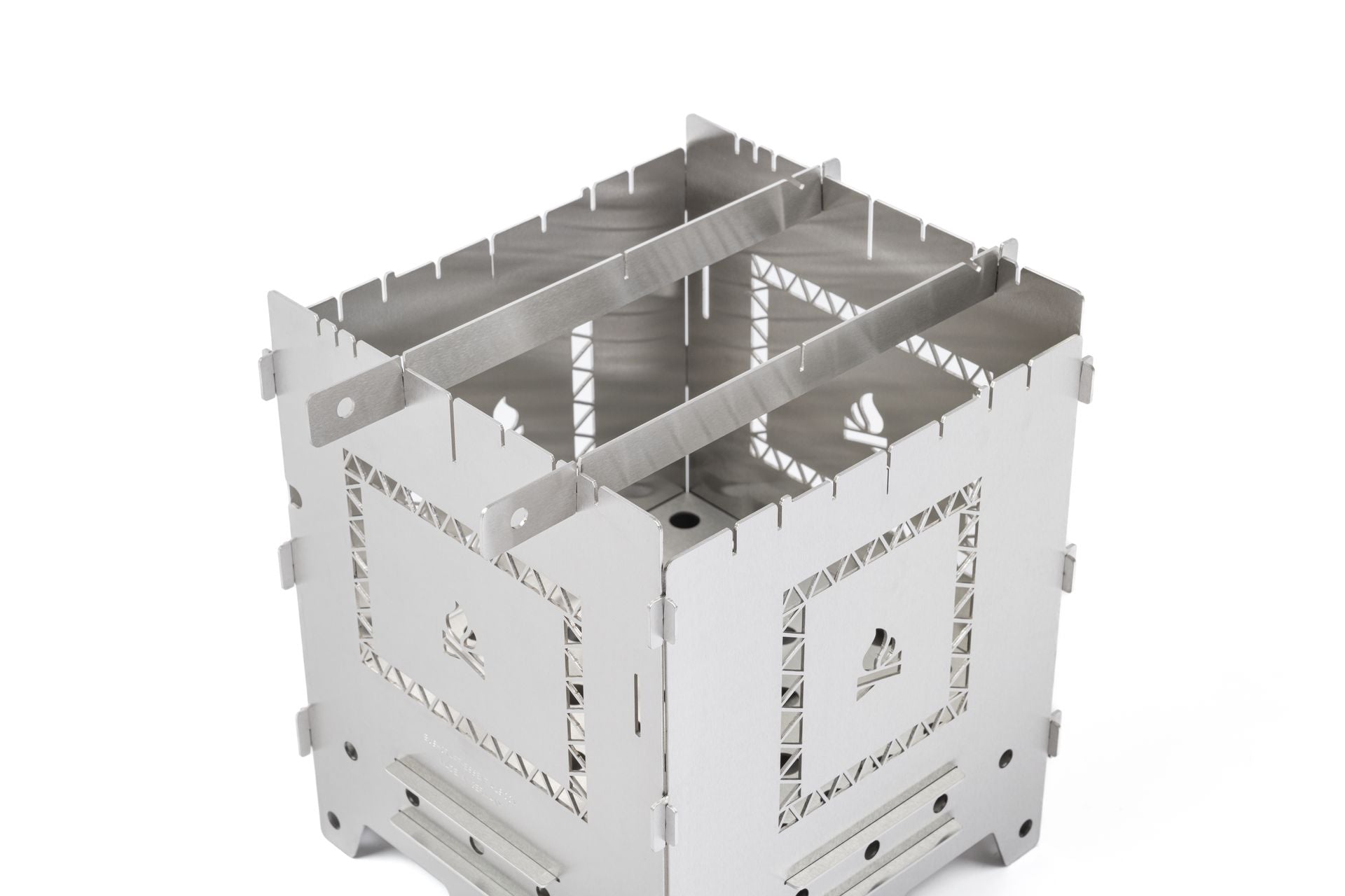 Bushcraft Essentials Bushbox XXL Campfire supports pot inox 113 g