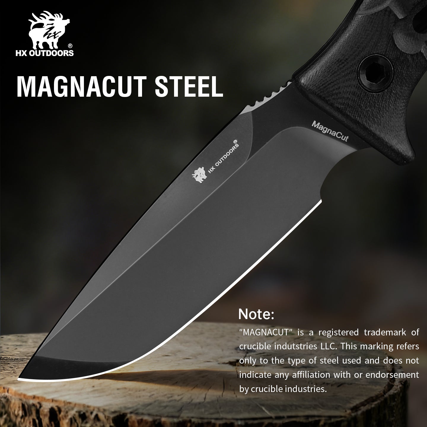 HX Rock Apex TD-24A couteau fixe MagnaCut 22,5 cm G10