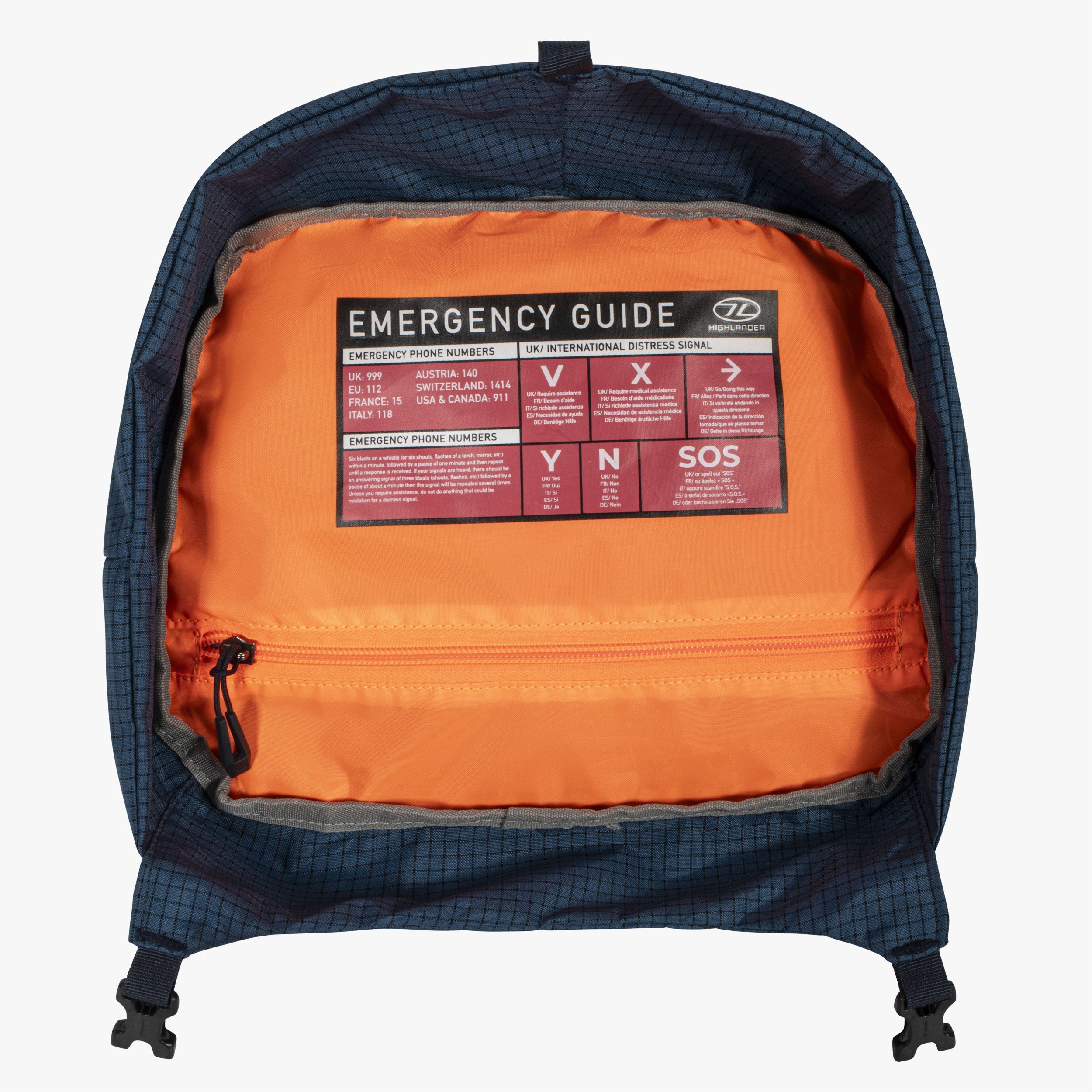 Highlander Vulkan sac à dos montagne 45L noir