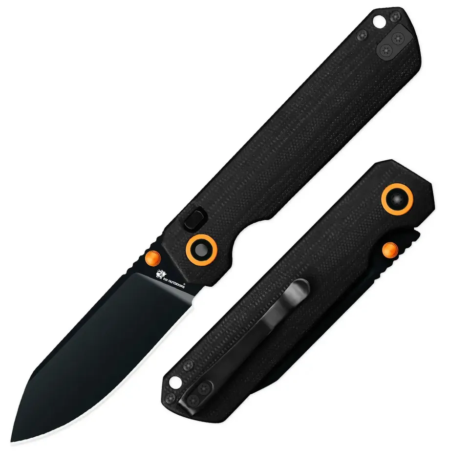 HX Hyla ZD-120S-C couteau pliant lame noire manche noir