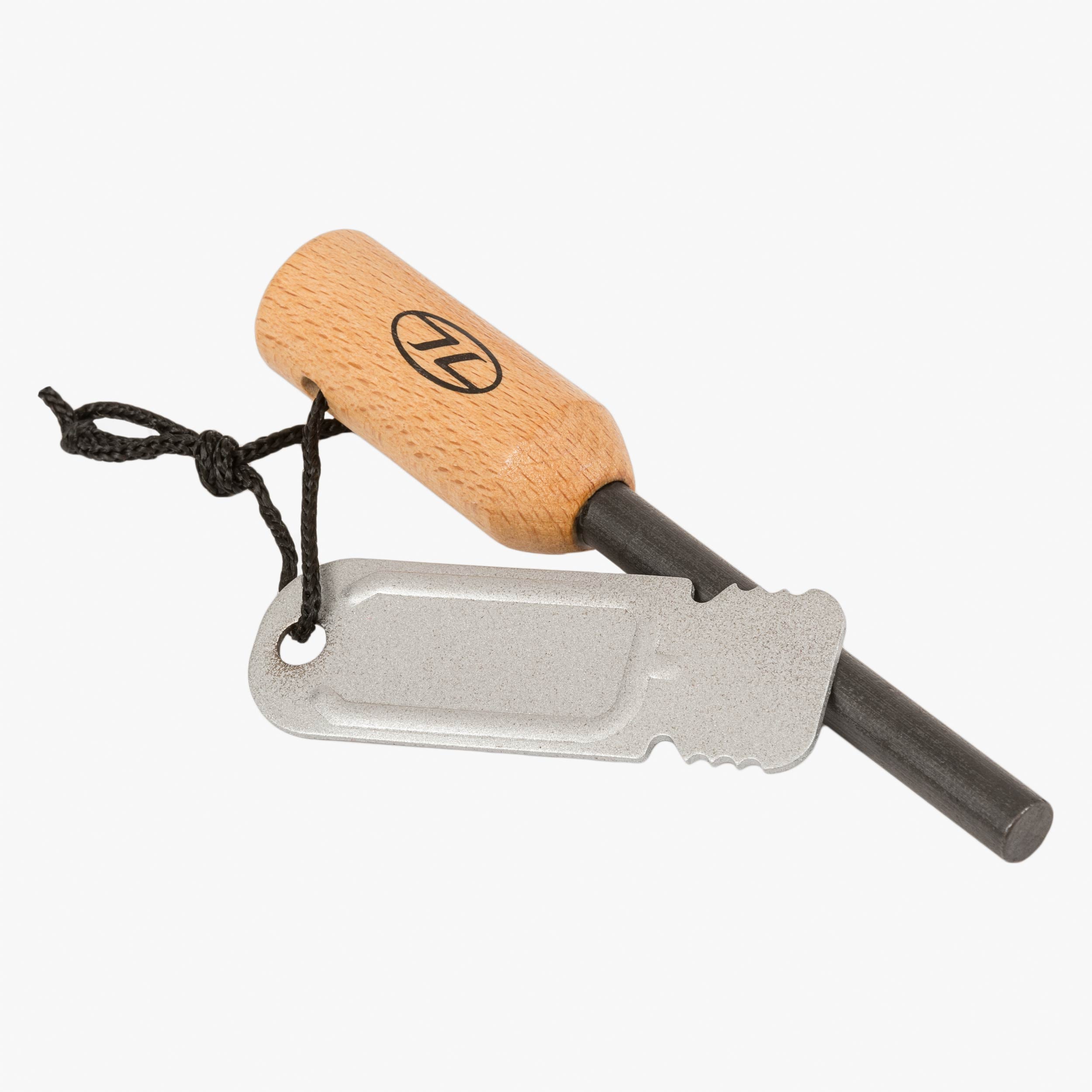 Highlander Survival Bushcraft allume-feu hêtre firesteel