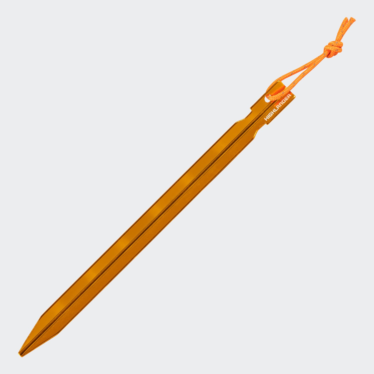 Highlander Arrow sardine tente alu 18 cm lot 6 orange