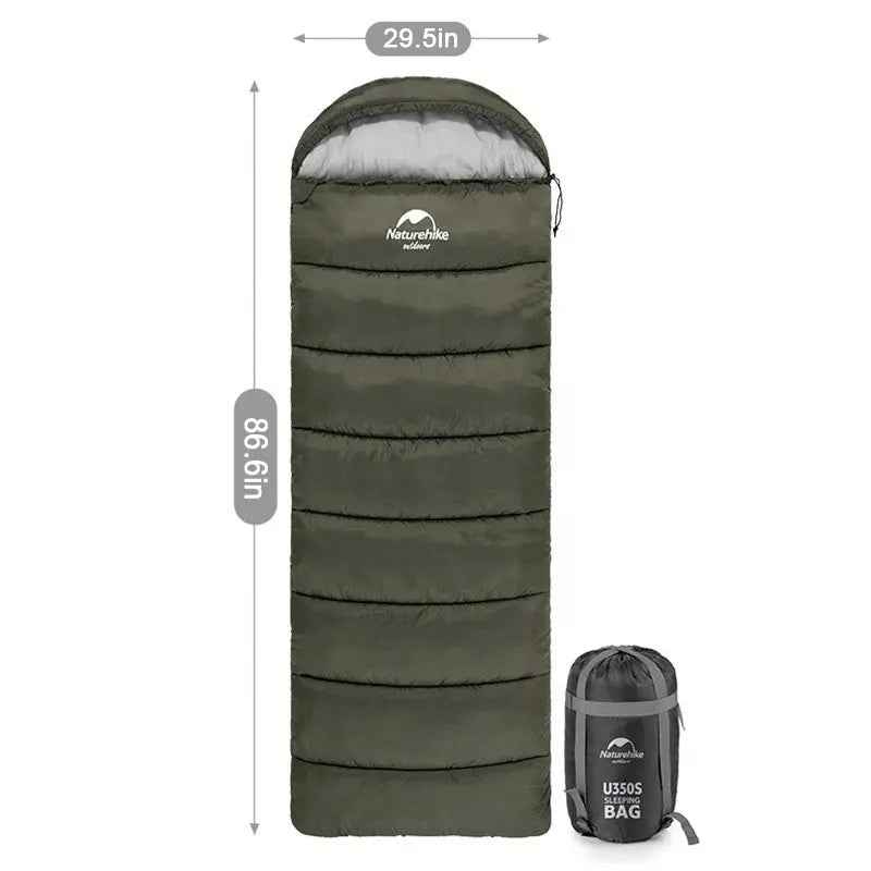 Naturehike Solora U150 sac de couchage 11°C vert 1 place