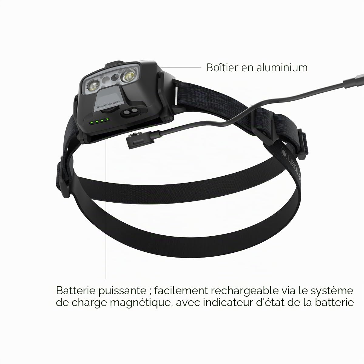Ledlenser HF6R Core Lampe Frontale 800 lm Noire 126 g