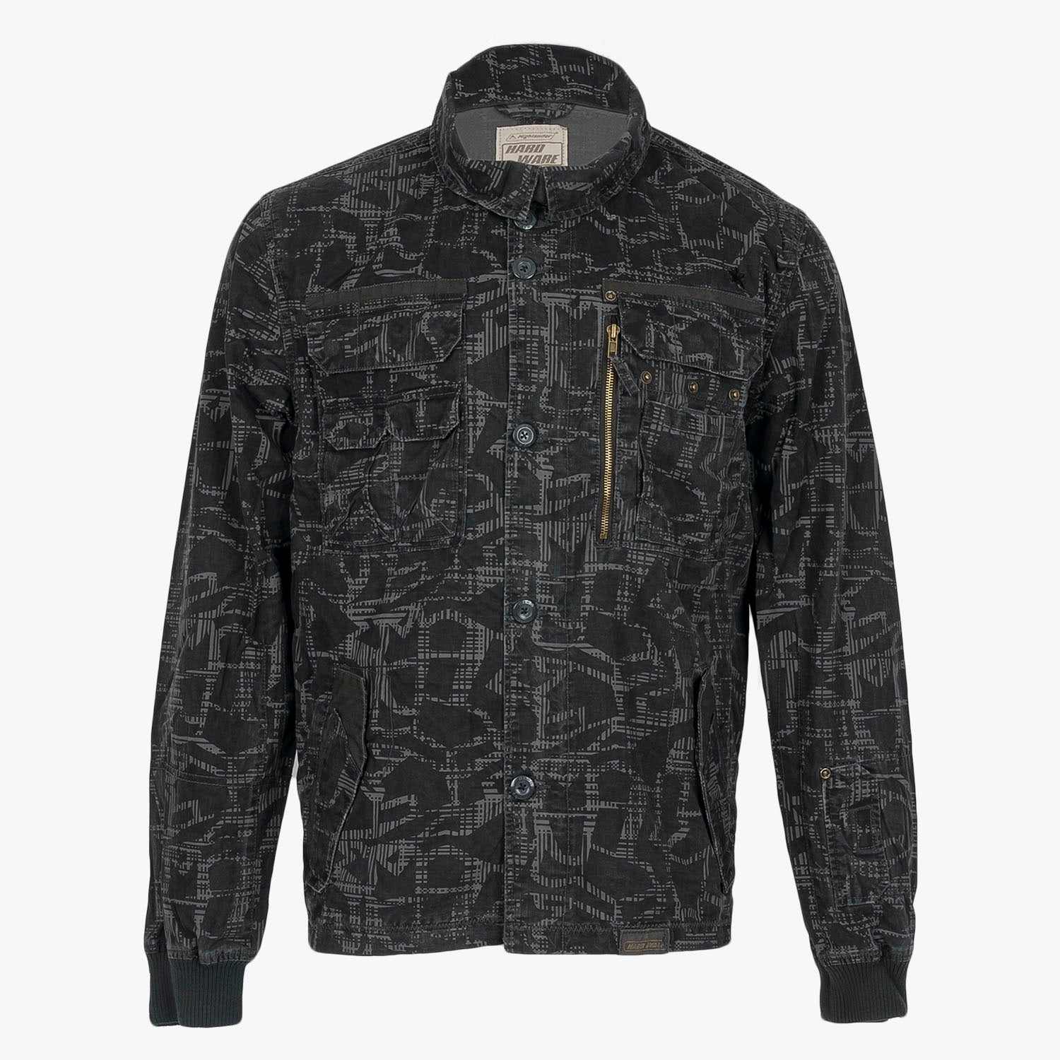 Highlander Michigan veste coton homme charcoal black