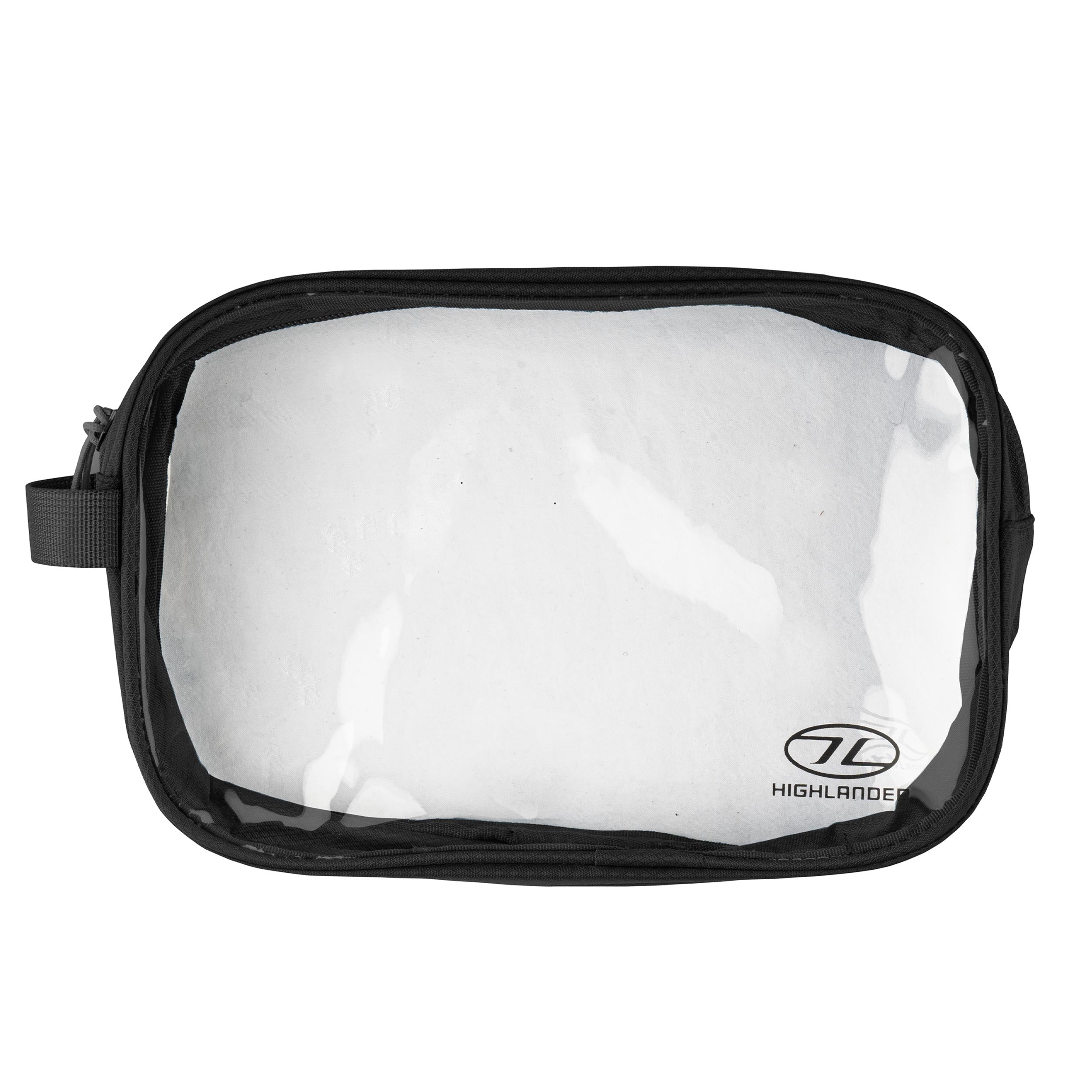 Highlander Travel Essentials Liquid Pouch trousse voyage noire PVC cabine