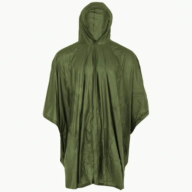 Highlander Poncho pluie imperméable olive polyester