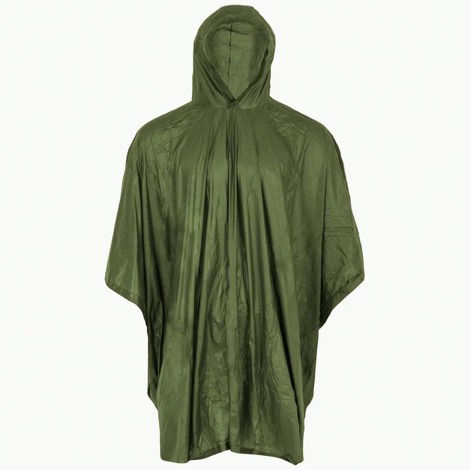 Highlander Poncho pluie imperméable olive polyester