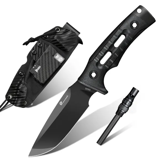 HX Rock Apex TD-18MB couteau fixe DC53 set lampe