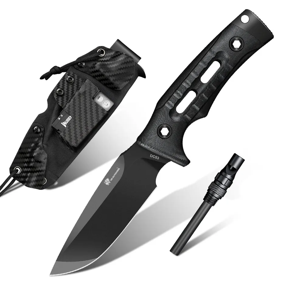 HX Rock Apex TD-18MB couteau fixe DC53 set lampe