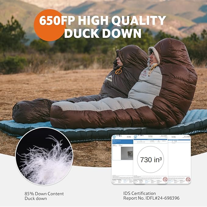 Naturehike Snowbird SP400 sac couchage kaki L 3,8°C
